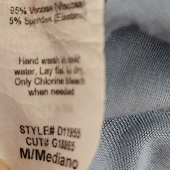 Pink Lily Women Wrap Tie Neck Sleeveless Surplice Midi Dress Stretch Size Medium - Picture 7 of 8